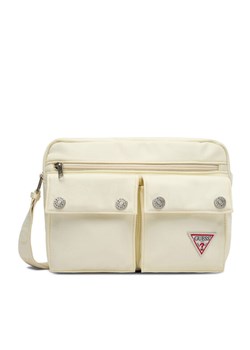 Torebka Guess Jeans CWBEO-GUESS-XC-002-09 Écru ze sklepu eobuwie.pl w kategorii Listonoszki - zdjęcie 189134660