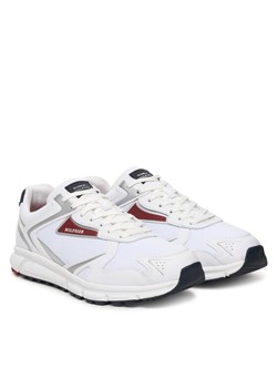 Sneakersy Tommy Hilfiger Yukon Mix FM0FM05833 Biały ze sklepu eobuwie.pl w kategorii Buty sportowe męskie - zdjęcie 189134671