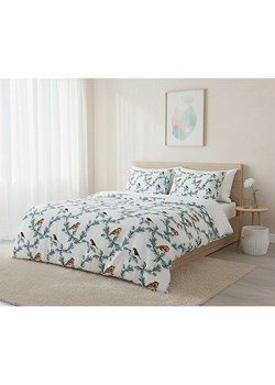 Colourful Cotton Komplet pościeli renforcé "Nalia" w kolorze zielono-jasnobrązowym ze sklepu Limango Polska w kategorii Pościele - zdjęcie 189135452