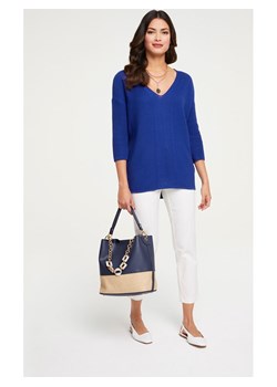 Heine Sweter w kolorze granatowym ze sklepu Limango Polska w kategorii Swetry damskie - zdjęcie 189135471