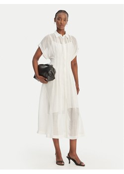 BOSS Sukienka koszulowa Davinata 50559733 Biały Regular Fit ze sklepu MODIVO w kategorii Sukienki - zdjęcie 189135612
