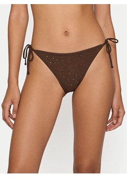 Guess Dół od bikini E6GO21 MC040 Brązowy ze sklepu MODIVO w kategorii Stroje kąpielowe - zdjęcie 189135670