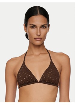 Guess Góra od bikini E6GJ34 MC040 Brązowy ze sklepu MODIVO w kategorii Stroje kąpielowe - zdjęcie 189135673