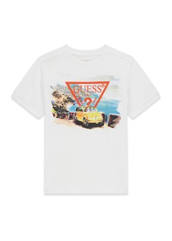 Guess T-Shirt L6GI08 K8HM4 Biały Regular Fit ze sklepu MODIVO w kategorii T-shirty chłopięce - zdjęcie 189135680