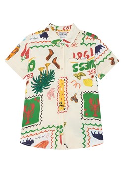 Guess Koszula L6GH02 WG5V0 Beżowy Regular Fit ze sklepu MODIVO w kategorii Koszule chłopięce - zdjęcie 189135681