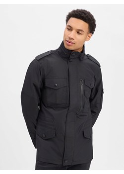 Wellensteyn Męska kurtka funkcjonalna - Lotnisko Mężczyźni czarny jednolity ze sklepu vangraaf w kategorii Kurtki męskie - zdjęcie 189136951