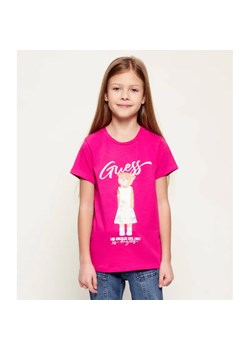 Guess T-shirt | Regular Fit ze sklepu Gomez Fashion Store w kategorii Bluzki dziewczęce - zdjęcie 189137174