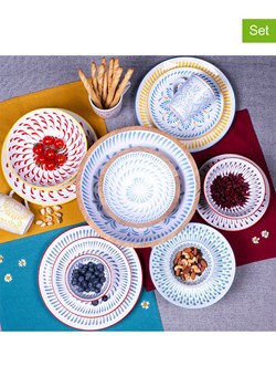 Ard'time Talerzyki deserowe (6 szt.) "Kyoto" w kolorze białym ze wzorem - Ø 20,3 cm ze sklepu Limango Polska w kategorii Naczynia - zdjęcie 189140470