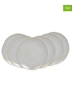 Ard'time Talerzyki deserowe (6 szt.) "Nuage" w kolorze kremowym - Ø 20,5 cm ze sklepu Limango Polska w kategorii Naczynia - zdjęcie 189140573