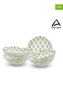 Ard'time Talerze głębokie (6 szt.) "Soliman" w kolorze zielonym - Ø 21 cm ze sklepu Limango Polska w kategorii Naczynia - zdjęcie 189140803