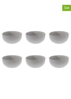 Ard'time Miski (6 szt.) "Terre De Sienne" w kolorze szaro-białym - Ø 14,2 cm ze sklepu Limango Polska w kategorii Naczynia - zdjęcie 189140851