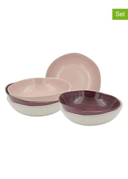 Ard'time Talerze głębokie "Terra" w kolorze beżowo-kremowo-brązowym - Ø 20 cm ze sklepu Limango Polska w kategorii Naczynia - zdjęcie 189140882