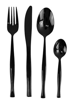 Ard'time 24-częściowy zestaw sztućców "Yucatan" w kolorze czarnym ze sklepu Limango Polska w kategorii Sztućce - zdjęcie 189141031