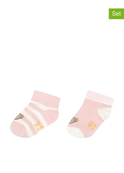Steiff Skarpety (2 pary) w kolorze jasnoróżowym ze sklepu Limango Polska w kategorii Skarpetki dziecięce - zdjęcie 189141151