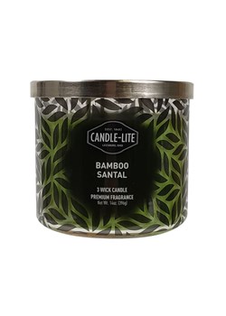 CANDLE-LITE Świeca zapachowa "Bamboo Santal" - 396 g ze sklepu Limango Polska w kategorii Świece i dyfuzory - zdjęcie 189142151