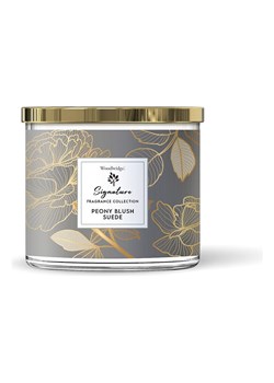 Woodbridge Świeca zapachowa "Peony Blush Suede" - 410 g ze sklepu Limango Polska w kategorii Świece i dyfuzory - zdjęcie 189142413