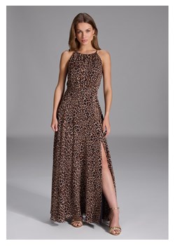 SWING Sukienka w kolorze jasnobrązowo-czarnym ze sklepu Limango Polska w kategorii Sukienki - zdjęcie 189142731