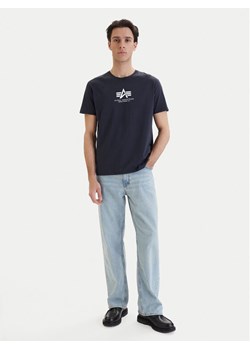 Alpha Industries T-Shirt Basic 118533 Granatowy Regular Fit ze sklepu MODIVO w kategorii T-shirty męskie - zdjęcie 189142800