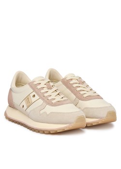 Blauer Sneakersy S6MILLEN03/NYS Écru ze sklepu MODIVO w kategorii Buty sportowe damskie - zdjęcie 189142802