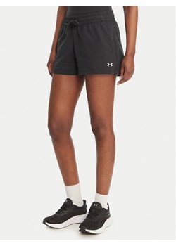Under Armour Szorty sportowe Sport Terry 6011022 Czarny Regular Fit ze sklepu MODIVO w kategorii Szorty - zdjęcie 189142814