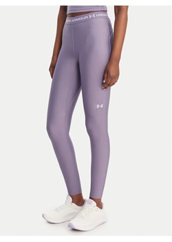 Under Armour Legginsy HeatGear® 6010002 Fioletowy Slim Fit ze sklepu MODIVO w kategorii Spodnie damskie - zdjęcie 189143912