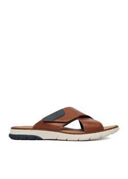 Klapki Rieker CEO-25283-22 Brązowy ze sklepu eobuwie.pl w kategorii Klapki męskie - zdjęcie 189145121