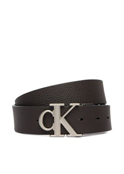 Pasek Calvin Klein Ck Buckle Tumbled 35Mm Adj/Rev LV04D7049G Czarny ze sklepu eobuwie.pl w kategorii Paski męskie - zdjęcie 189145160