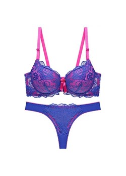 Kolorowy komplet bielizny - Niebieski 75BC ze sklepu Intimica.pl w kategorii Komplety bielizny damskiej - zdjęcie 189146510
