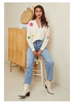 Soft Cashmere Kardigan w kolorze beżowym ze sklepu Limango Polska w kategorii Swetry damskie - zdjęcie 189146761