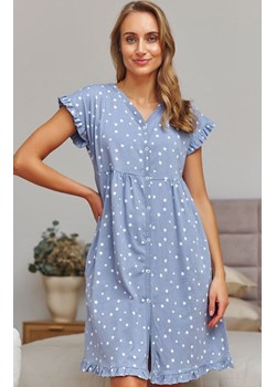 Doctor Nap damska koszula nocna w gwiazdki TCB.7455.STARDUST, Kolor niebieski-wzór, Rozmiar M, Doctor Nap ze sklepu Primodo w kategorii Koszule nocne - zdjęcie 189146970