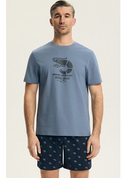 Henderson bawełniana piżama męska Brad 44520-95X, Kolor niebiesko-granatowy, Rozmiar 2XL, Henderson ze sklepu Primodo w kategorii Piżamy męskie - zdjęcie 189147011