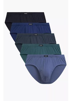 Atlantic 5-pack slipy męskie Classic 5SMP-003-DENJ/GRA/DEN/NIEC/ZIEJ, Kolor granatowo-zielony, Rozmiar XL, ATLANTIC ze sklepu Intymna w kategorii Majtki męskie - zdjęcie 189147062