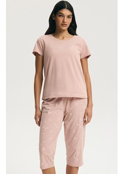 Esotiq  bawełniana piżama damska Daisy 45216-39X, Kolor różowy, Rozmiar L, Esotiq ze sklepu Intymna w kategorii Piżamy damskie - zdjęcie 189147131
