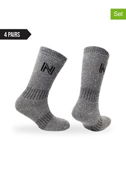 Norfolk Skarpety funkcyjne (4 pary) w kolorze szarym ze sklepu Limango Polska w kategorii Skarpetki męskie - zdjęcie 189147560