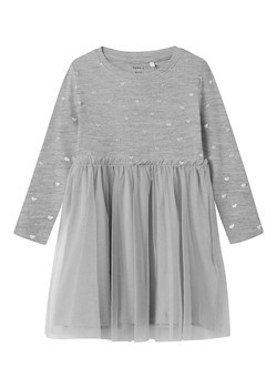 name it Sukienka w kolorze szarym ze sklepu Limango Polska w kategorii Sukienki dziewczęce - zdjęcie 189148584