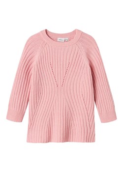 name it Sukienka dzianinowa "Rikine" w kolorze jasnoróżowym ze sklepu Limango Polska w kategorii Sukienki dziewczęce - zdjęcie 189149031