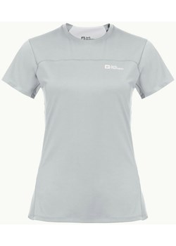 Jack Wolfskin Koszulka funkcyjna "Prelight Chill" w kolorze szarym ze sklepu Limango Polska w kategorii Bluzki damskie - zdjęcie 189150593