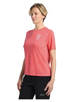 Jack Wolfskin Koszulka funkcyjna "Vonnan" w kolorze różowym ze sklepu Limango Polska w kategorii Bluzki damskie - zdjęcie 189151173
