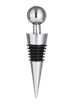 VINERS Zatyczka w kolorze srebrno-czarnym do butelek - dł. 9,5 cm ze sklepu Limango Polska w kategorii Naczynia - zdjęcie 189152513