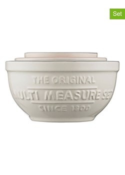Mason Cash Miseczki (3 szt.) w kolorze kremowym z miarką ze sklepu Limango Polska w kategorii Akcesoria kuchenne - zdjęcie 189152601