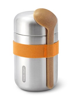 Black+Blum Kubek termiczny "Food Flask" w kolorze srebrno-pomarańczowym na lunch - 400 ml ze sklepu Limango Polska w kategorii Kubki termiczne - zdjęcie 189152640