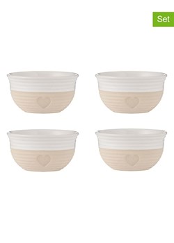 Mason Cash Miski (4 szt.) w kolorze biało-beżowym - Ø 20 cm ze sklepu Limango Polska w kategorii Naczynia - zdjęcie 189152833