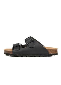 BABUNKERS Family Skórzane klapki w kolorze czarnym ze sklepu Limango Polska w kategorii Kapcie dziecięce - zdjęcie 189152924