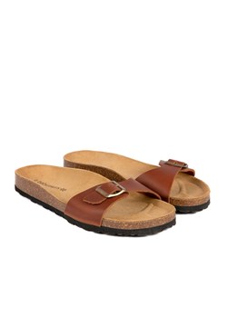 BABUNKERS Family Skórzane klapki w kolorze brązowym ze sklepu Limango Polska w kategorii Klapki męskie - zdjęcie 189153232