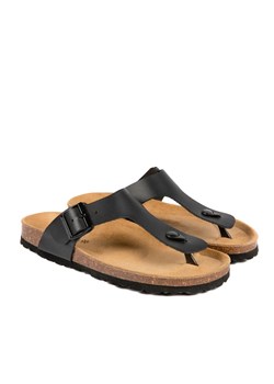 BABUNKERS Family Skórzane japonki w kolorze czarnym ze sklepu Limango Polska w kategorii Klapki męskie - zdjęcie 189153242