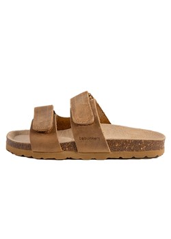 BABUNKERS Family Skórzane klapki w kolorze brązowym ze sklepu Limango Polska w kategorii Kapcie dziecięce - zdjęcie 189153791