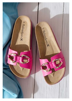BABUNKERS Family Skórzane klapki w kolorze różowym ze sklepu Limango Polska w kategorii Klapki damskie - zdjęcie 189153861