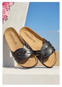 BABUNKERS Family Skórzane klapki w kolorze czarnym ze sklepu Limango Polska w kategorii Klapki damskie - zdjęcie 189153993