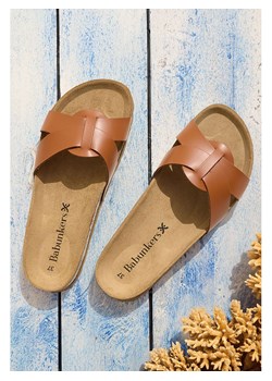 BABUNKERS Family Skórzane klapki w kolorze brązowym ze sklepu Limango Polska w kategorii Klapki damskie - zdjęcie 189154011