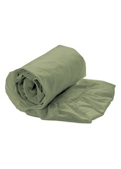 Heckett Lane Prześcieradło satynowe "Elementi" w kolorze zielonym na gumce ze sklepu Limango Polska w kategorii Prześcieradła - zdjęcie 189156003